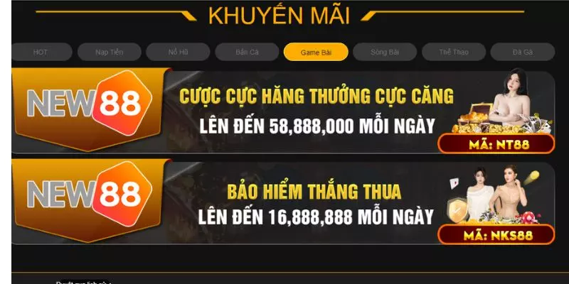 Khuyến Mãi Casino Cực Khủng Cho Anh Em Tại NEW88 2 Khuyến mãi casino New88 có gì đặc biệt